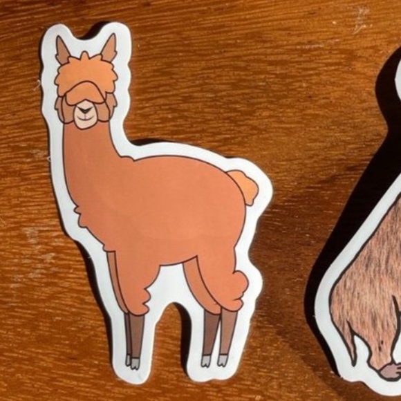 Alpaca Vinyl Sticker - Picture 8 of 11